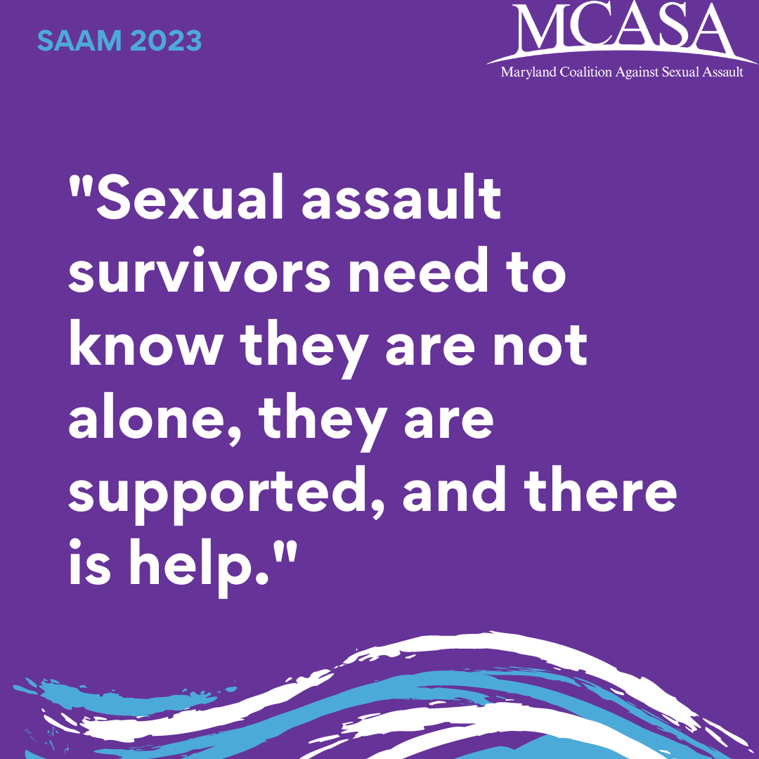 Sexual Assault Awareness Month Maryland Coalition Against Sexual Assault